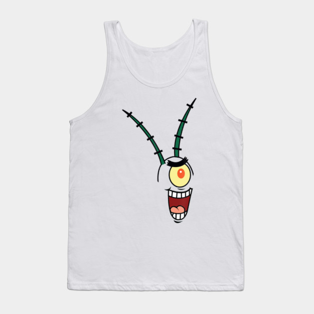 Plankton-Halloween Group Costume Cartoon Face Funny T-Shirt